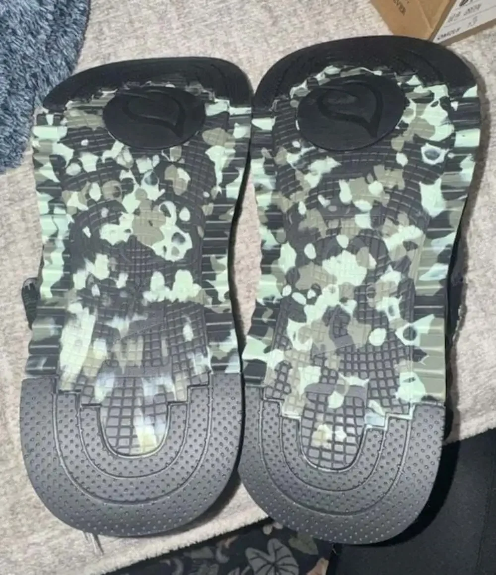 ONCAI Men's Hiking Sandals, Camo Green, Size 13